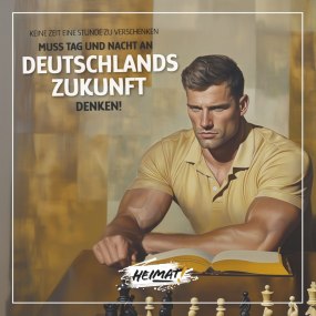 Muss Tag und Nacht an Deutschlands Zukunft denken