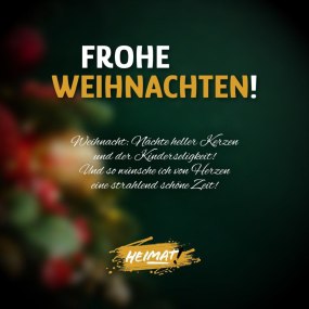 Frohe Weihnachten