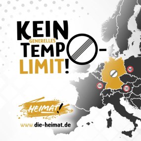 Kein generelles Tempolimit