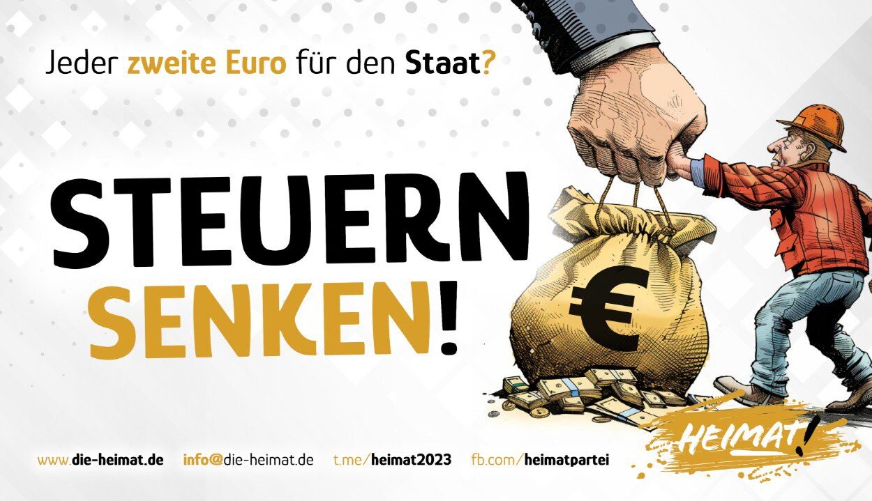 Jeder zweite Euro für den Staat? Steuern senken!