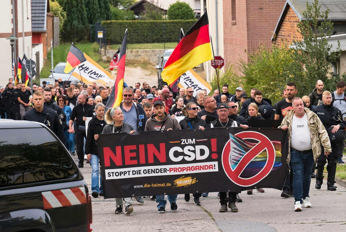 Demonstration in Grevesmühlen