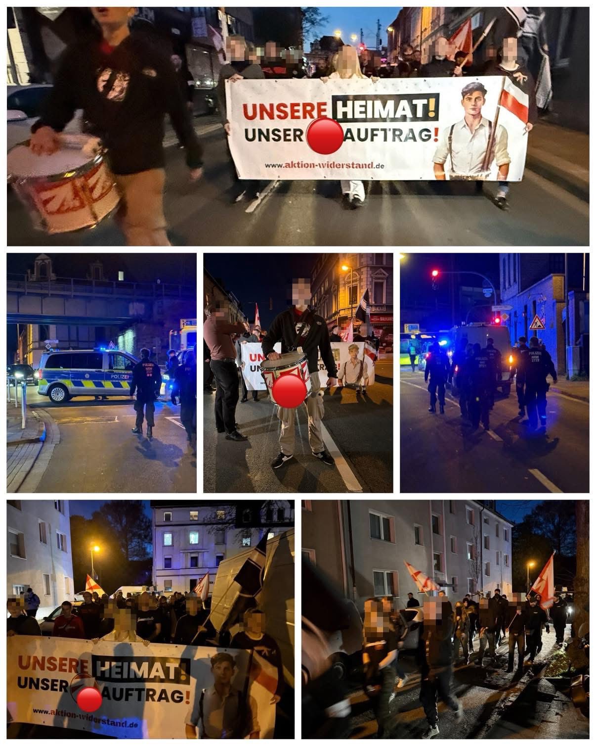 Offener Abend Essen: Teilnehmer beim Vortrag und anschließendem gemeinsamen Auftreten im Stadtteil