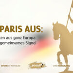 Europäischer Zusammenhalt in Paris: Gedenken an Jeanne d'Arc als Symbol für nationale Tradition und Freiheit.