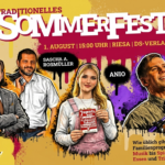 Plakat Sommerfest Riesa 2026 – Die Heimat Sachsen, 1. August, DS-Verlag