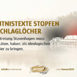Stadtvertretung Stavenhagen – HEIMAT Mecklenburgische Seenplatte, Juni 2026
