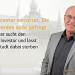 Neumünster. Mark Proch, Das Parkcenter verrottet. Die Bürger werden nicht gefragt.