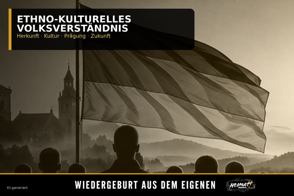 Grafik zum ethnokulturellen Volksverständnis im Grundsatzprogramm der HEIMAT