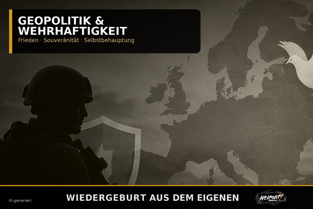 Grafik Geopolitik und Wehrhaftigkeit aus dem Grundsatzprogramm der HEIMAT